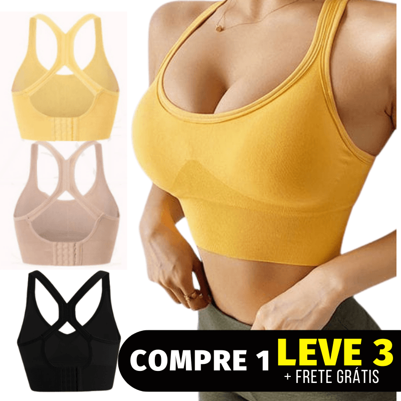 3 Peças - Sutiã Up Posture Confort™ com Frete Grátis - Confortável