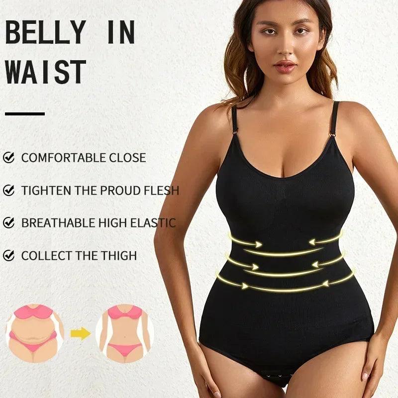 Body Modelador Modelador Sólido Sem Costura, Controle de Barriga levantamento de Bumbum Modelador Mais Fino, Roupa Íntima e Modelador Feminino