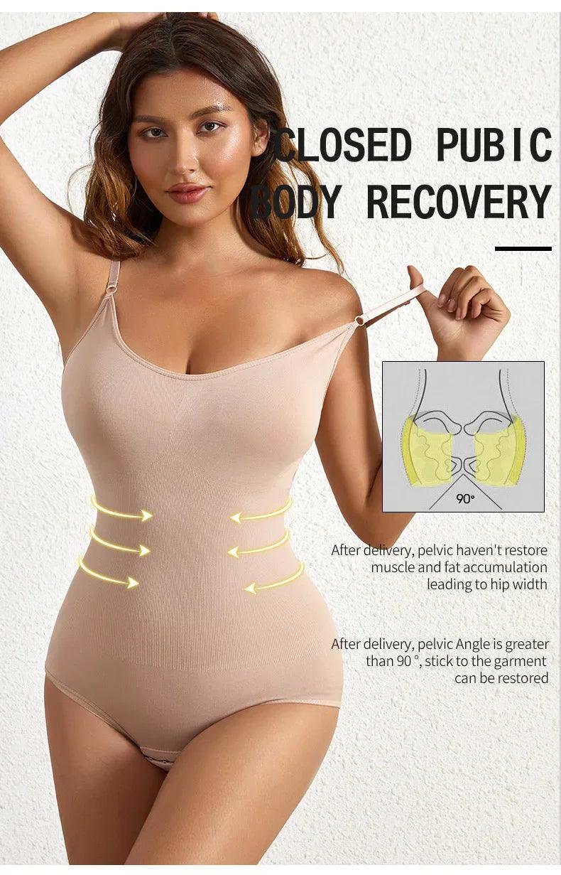 Body Modelador Modelador Sólido Sem Costura, Controle de Barriga levantamento de Bumbum Modelador Mais Fino, Roupa Íntima e Modelador Feminino