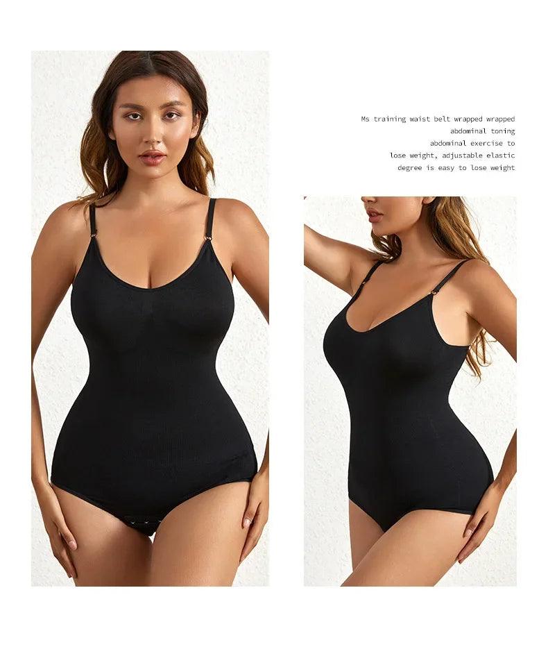 Body Modelador Modelador Sólido Sem Costura, Controle de Barriga levantamento de Bumbum Modelador Mais Fino, Roupa Íntima e Modelador Feminino