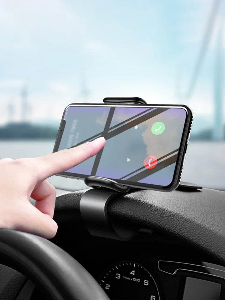 Car Phone HolderEasy Clip Mount Stand Panel Multi Functional Universal Dashboard GPS Navigation Bracket Holder