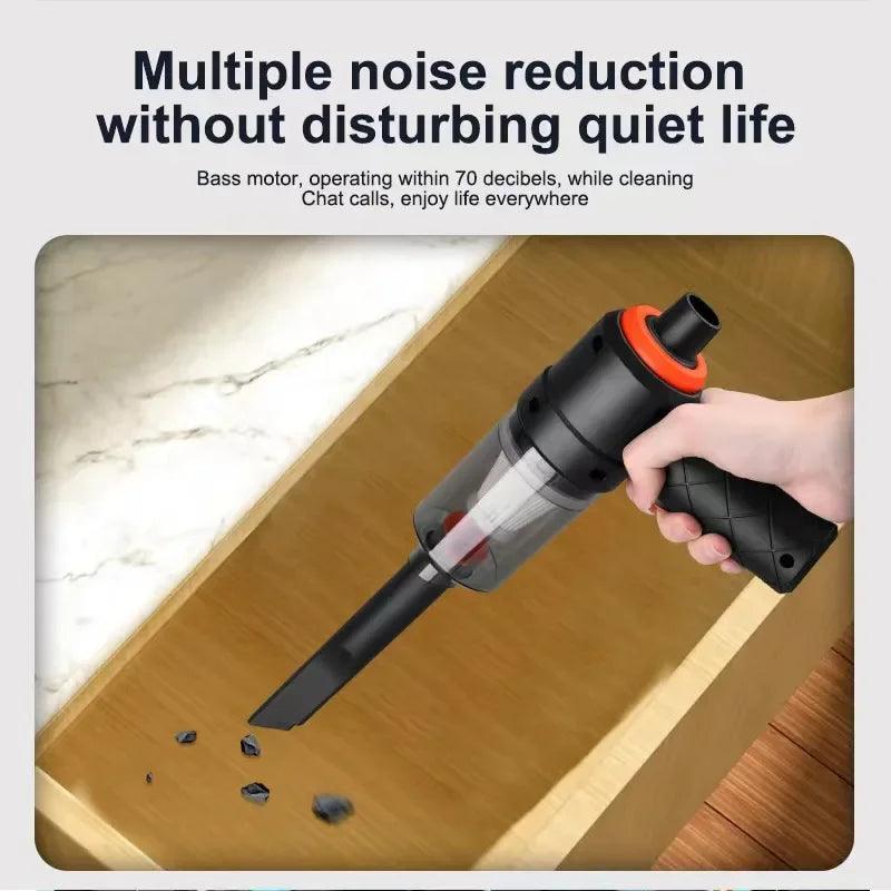 Car Wireless Vacuum Cleaner Portable Strong Suction Home Cleaning Equipment Handheld Dust Collector Mini Car Dust Blower