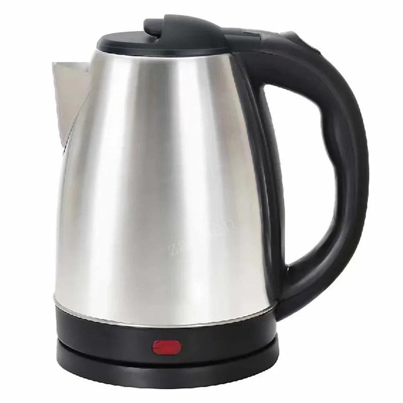 2.0L stainless steel electric kettle Silver gray Base Separation Desion Rust-resistant Durable for Home Office During Travel