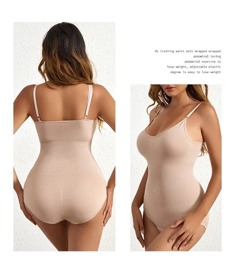 Body Modelador Modelador Sólido Sem Costura, Controle de Barriga levantamento de Bumbum Modelador Mais Fino, Roupa Íntima e Modelador Feminino