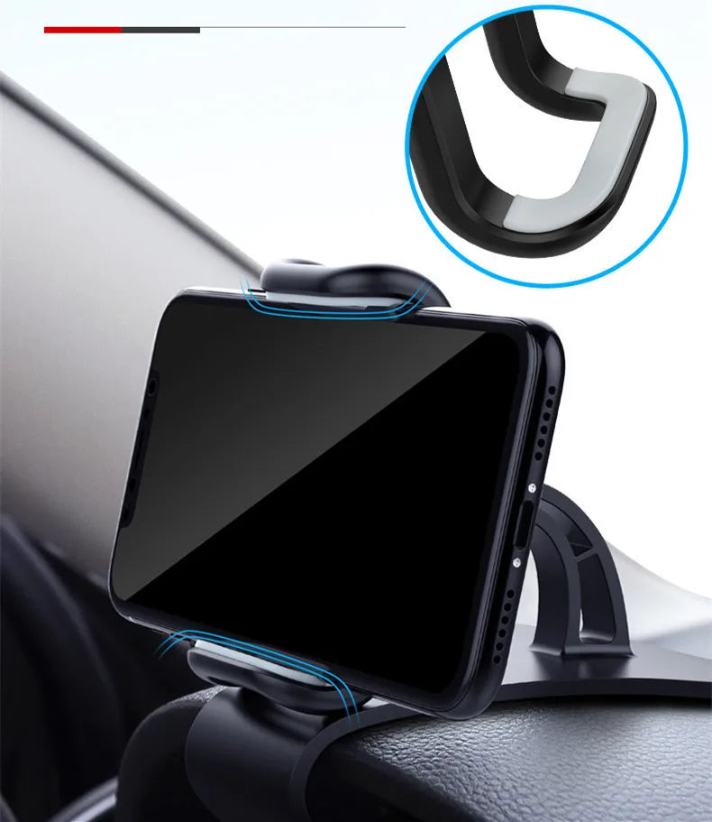 Car Phone HolderEasy Clip Mount Stand Panel Multi Functional Universal Dashboard GPS Navigation Bracket Holder