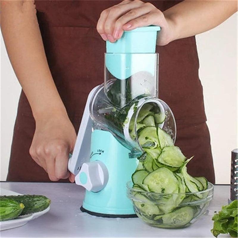 Multifunctional Vegetable Slicer Cutter Chopper Vegeta Graters Shredders Rotary Handle Not Hurting Hands Kitchen Gadgets