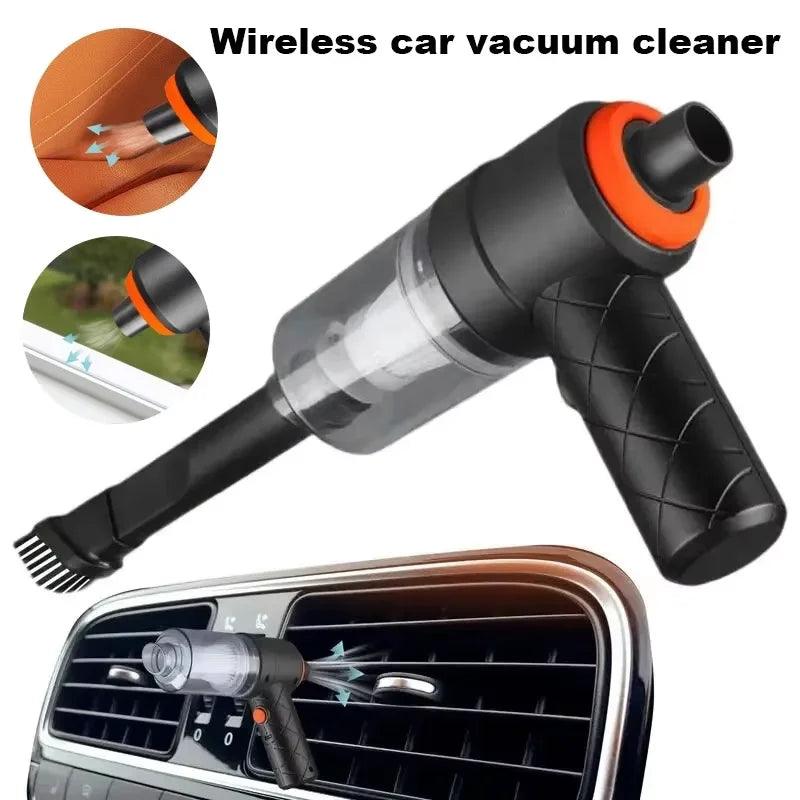 Car Wireless Vacuum Cleaner Portable Strong Suction Home Cleaning Equipment Handheld Dust Collector Mini Car Dust Blower